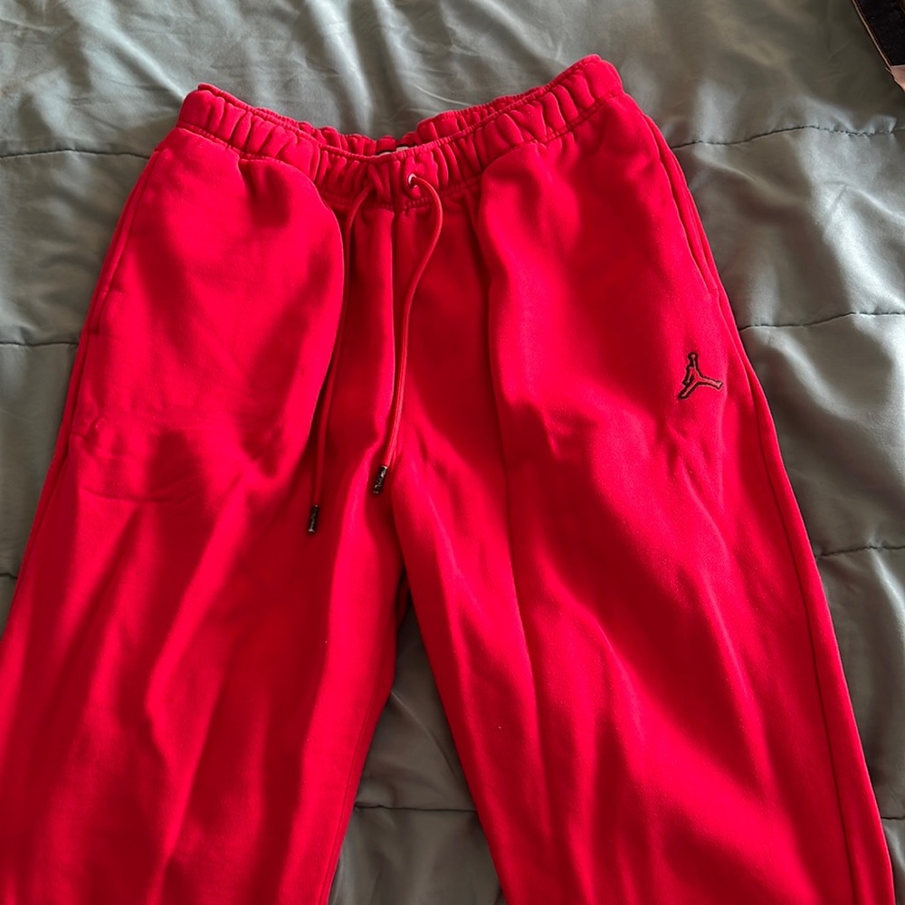 Red Jordan Joggers , Men